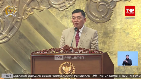 Menhan Sjafrie Sjamsoeddin terkait RUU TNI.